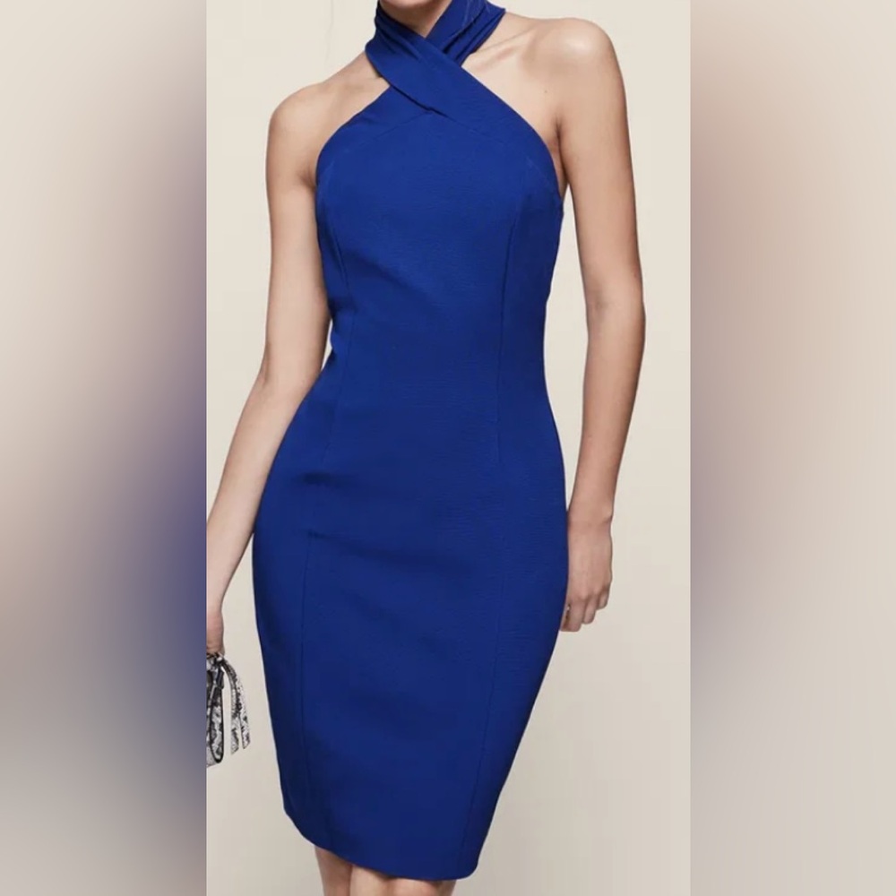 NWT Reiss Zaira Royal Blue Cocktail Dress - Size 10
